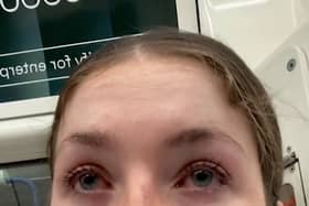 Scarlett Owens, 23, was left in tears after a man kicked and verbally abused her on the Northern Line in London. 