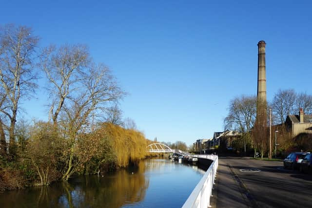 Running route along the River Cam, Cambridge