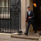 Prime Minister Rishi Sunak leaves 10 Downing Street for his first Prime Minister's Questions