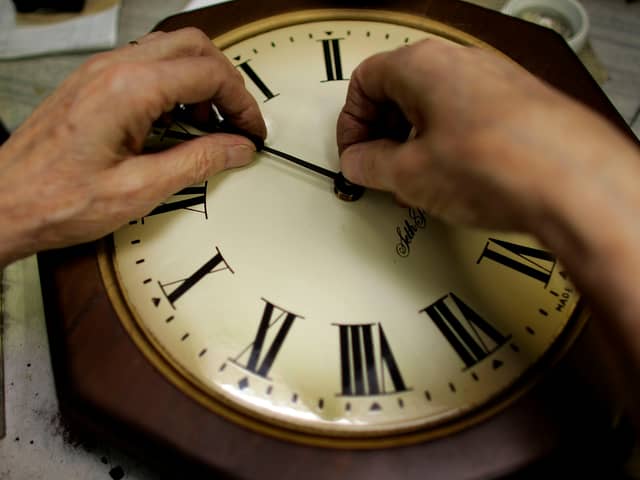 The clocks will go back in the UK at the end of the month.