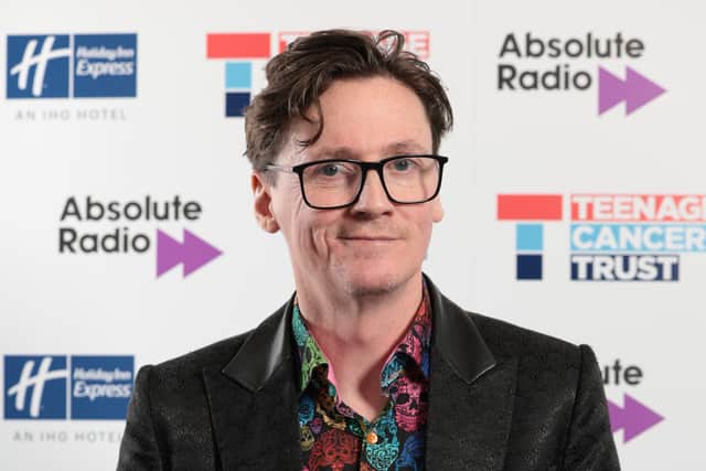 Ed Byrne attends Absolute Radio Live at the Palladium Theatre on November 27, 2022