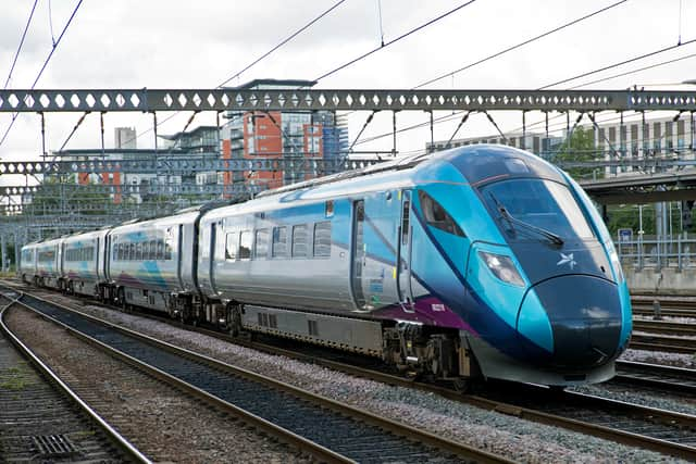 A TransPennine train at Leeds