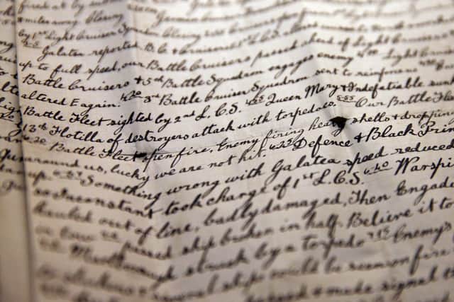 A letter (not pictured) posted in 1916 have reached its london destination more than 100 years later.
