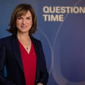 BBC Question Time host, Fiona Bruce.