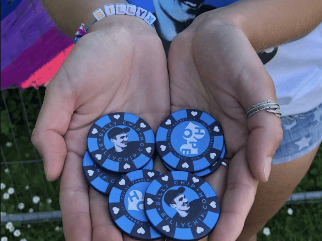 The blue Billy Chips that will be available at participating Central Co-op stores - Credit: Billy Chip