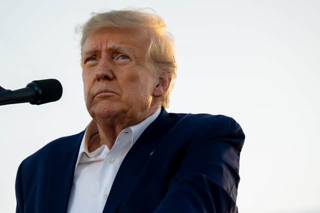 While the prospect of Donald Trump being sentenced will rely on the outcome of the arraignment hearing, the businessman and politician will now be fingerprinted, photographed and arrested. (Photo: Brandon Bell/Getty Images)