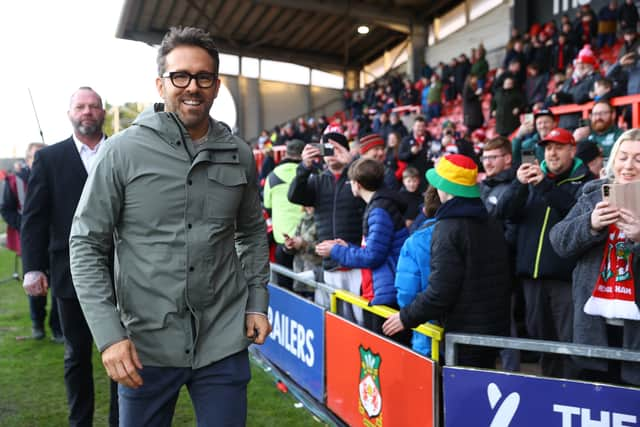 Ryan Reynolds is aiming to take Wrexham back into the Football League. (Getty Images)