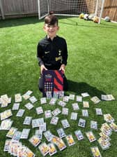 Zakai Vaknin, from Spixworth in Norfolk - sticker mission