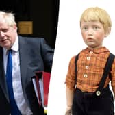  A rare doll with a striking resemblance to a young Boris Johnson could fetch up to £17,000 when it goes under the hammer. 