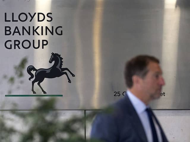 The company will be closing a number of Lloyds, Halifax and Bank of Scotland branches (Photo: JUSTIN TALLIS/AFP via Getty Images)