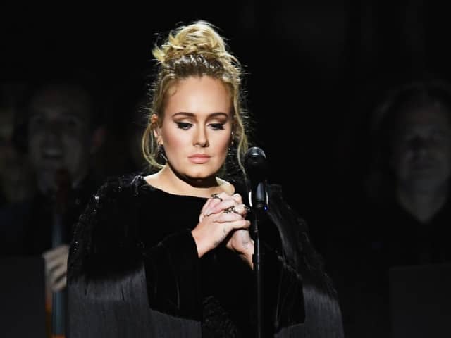 Adele at the 59th GRAMMY Awards (Photo: Kevin Winter/Getty Images for NARAS)