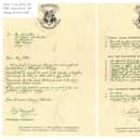 A Hogwarts acceptance letter used in the first Harry Potter movie is set to fetch over 12K at auction.