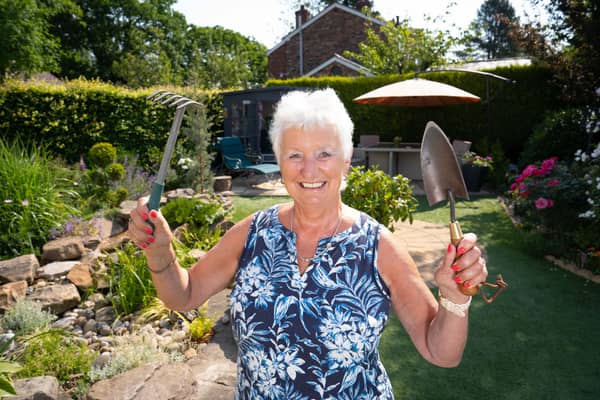 Karen Brooke, of Cheshire, has turned her overgrown garden into a botanical haven on the cheap.