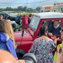 Michael Eavis greeted Glastonbury guests from his Land Rover weeks after founder spotted in wheelchair  