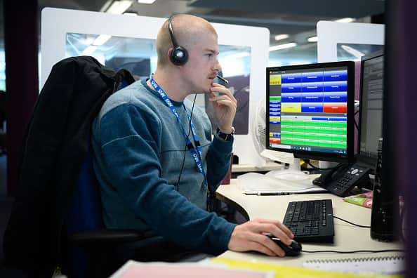 Ofcom has launched an investigation into BT after a nationwide disruption to emergency call services over the weekend. (Photo by Leon Neal - Pool/Getty Images)
