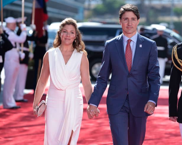 Justin Trudeau and Sophie first started dating in 2003 and got married two years later - Credit: Getty