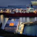 Bibby Stockholm migrant barge 