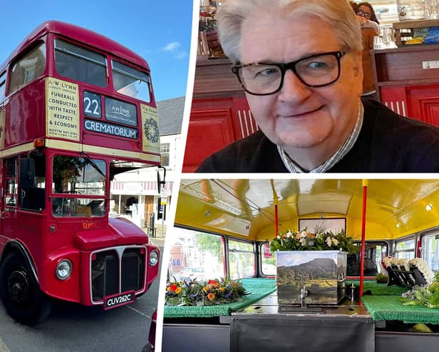 Simon Palladino was given a unique send off after he died suddenly at the age of 69