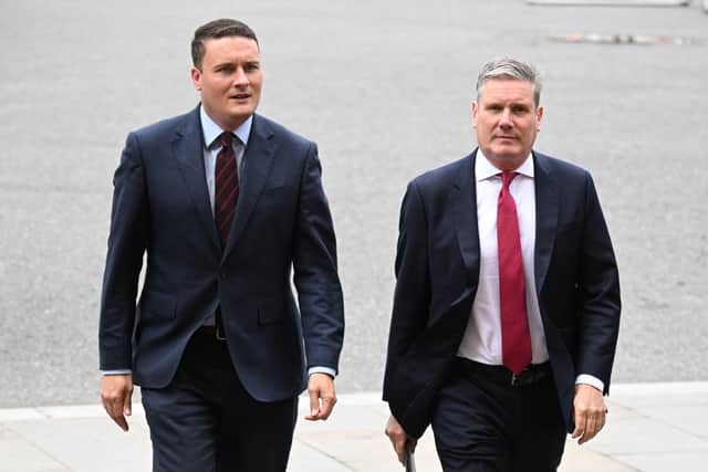 Shadow Health Secretary Wes Streeting and Labour leader Sir Keir Starmer. Credit: Getty