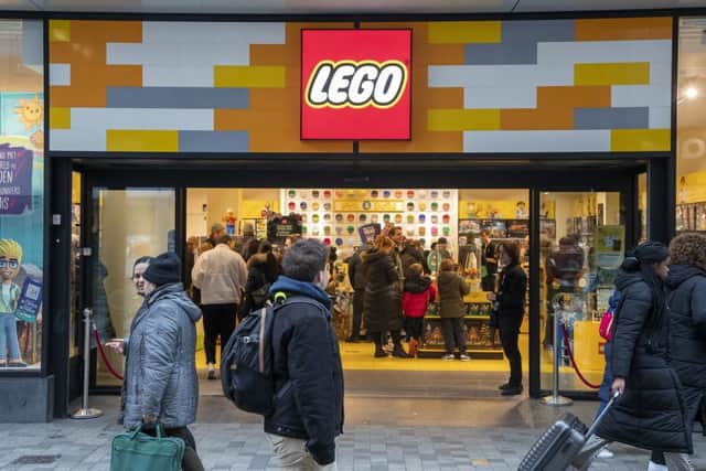 Lego has ditched plans to make bricks out of recycled bottles (BELGA MAG/AFP via Getty Images)