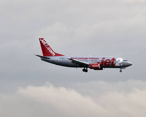 A woman onboard a Jet2 flight to Turkey allegedley ‘punched’ a crew member and assaulted two others. (Photo: AFP via Getty Images) 