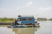 The trio follow in the tread marks of the legendary Paris-Dakar rally in The Grand Tour: Sand Job
