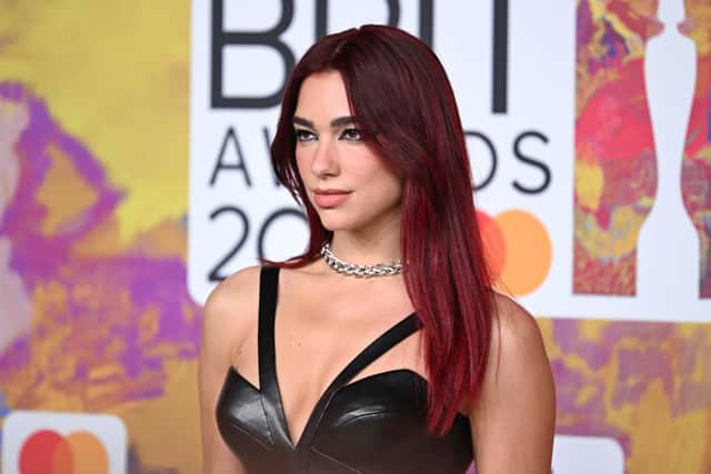 Dua Lipa will be headlining the Pyramid Stage on Friday at Glastonbury 2024, with the likes of LCD Soundsystem and PJ Harvey also joining her on the bill for Glastonbury’s “Main Stage.” (Credit: Getty Images)