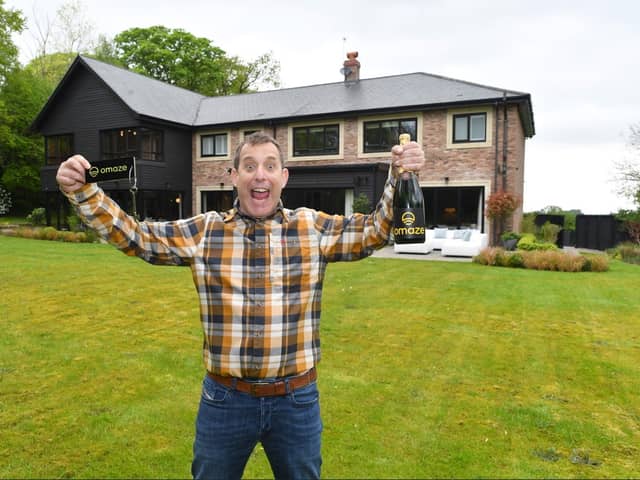 Man City fan, Kevin Bryant, has won the keys to a stunning £3,500,000 house in the heart of Cheshire's Golden Triangle, loved by Premier League footballers.