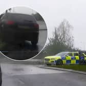 Watch as Reece Newman - a 'dangerous' driver - tries to get away from police.