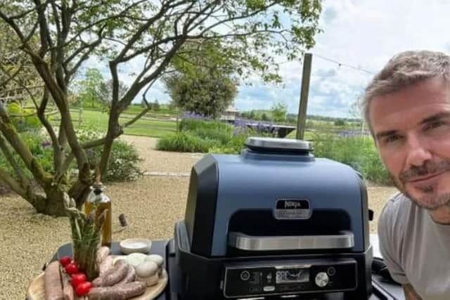 Beckham’s barbecue is rather nice, but we found an even posher one