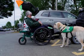 Supergran Mary Lamb to 'climb' the Three Peaks with her assistance dog Sheldon. 