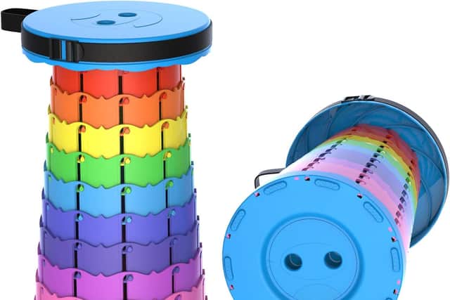 A portable camping stool