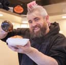 Ben Newman The Spudman, who has built an online community of two million people on TikTok selling jacket potatoes at his trailer in Tamworth.  