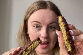 'I tried a dupe of the viral chocolate bar from Dubai' (Photo credit: Holly Allton)