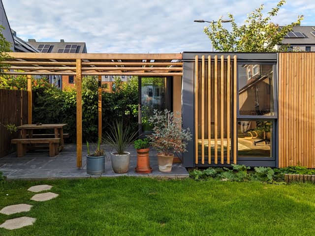 Meet the man who is vying for the Shed of the Year title after turning his old strawberry patch into a summer work cabin using recycled materials. 