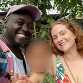 Naomi and Johnathan Jules with their daughter in Costa Rica after escaping the UK 'rat race'.
