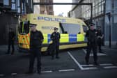 Teenager charged with the murders of three girls and the attempted murder of 10 others arrives at Liverpool Magistrates' Court on August 1, 2024 in Liverpool.
