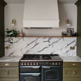 Louise Horton, 35, and her husband, Peter, 37, spent eight months transforming the kitchen in their house. 