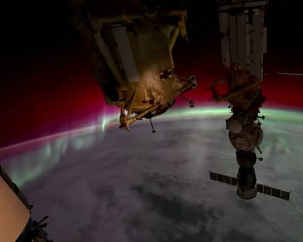 Aurora Borealis seen from the International Space Station