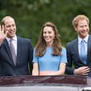 What were the A-level results of Prince William, Catherine, Princess of Wales and Prince Harry?