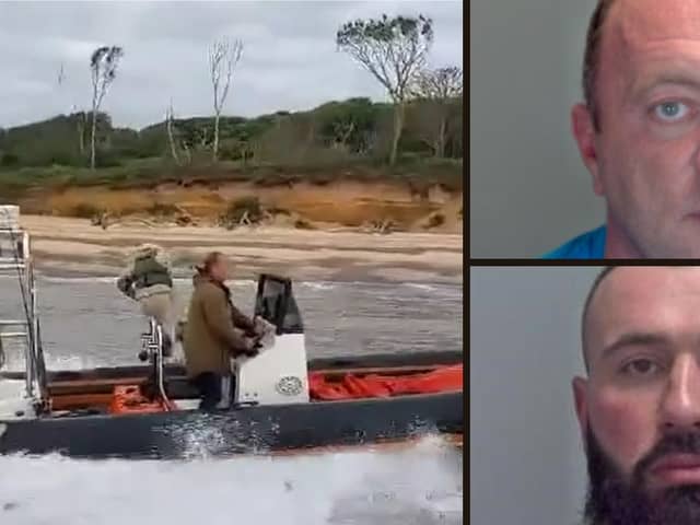 Men leap from boat as they’re caught with £39m cocaine haul.