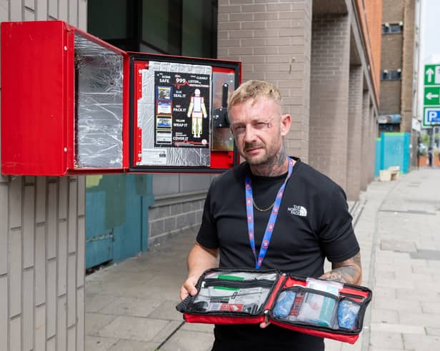Carl Scott, the ex-gang member who turned his life around after a friend 'died in his arms' - and now runs anti-knife crime campaigns.