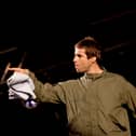 British singer Liam Gallagher of music band Oasis performs on a stage on July 3, 2009. Photo: NANNA KREUTZMANN-/SCANPIX/AFP via Getty Images
