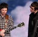 Noel and Liam Gallagher on the 'Che Tempo Che Fa' Italian TV Show in 2008 (Photo: Vittorio Zunino Celotto/Getty Images)