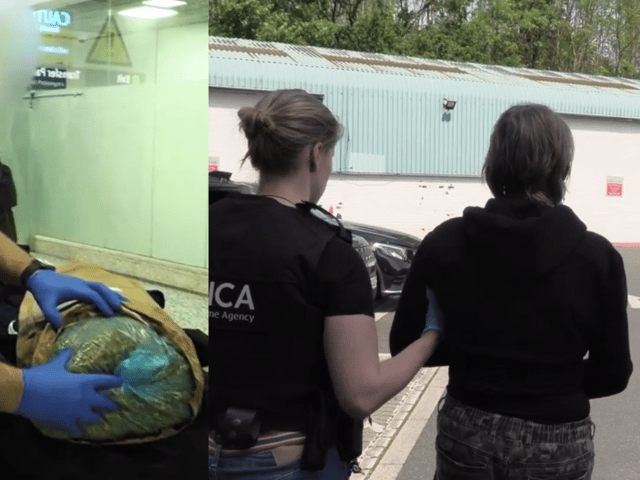 NCA seize cannabis hauls at UK airports and arrest smugglers.