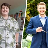 Matthew Flanagan, 24, lost 17st to help his sister Emma.