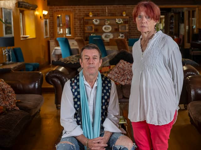 Victoria and Richard Kerrison at their £1.85m home and business in Norfolk.
