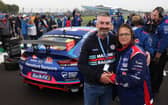 Claire had won the opportunity to display a message of her choice on the car, and with Darren’s passion for motorsport, she knew the setting would make the moment even more memorable. 