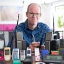 Ben Wood, founder of Mobile Phone Museum. Photo: Supplied