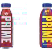 Prime Hydration launches limited edition Arsenal and Barcelona drinks for football fans (Photo: Iceland)